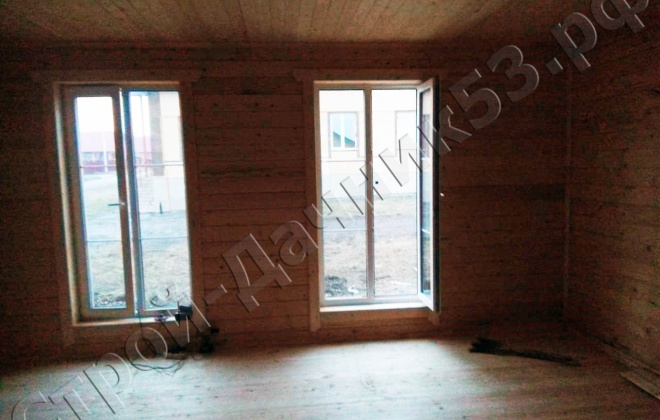 4 Брусовой дом ОД-11, 9×9, 81 м², Тульская область, Киреевский район, село Дедилово (6)